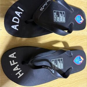 Hafa Black Flip-Flops for Men